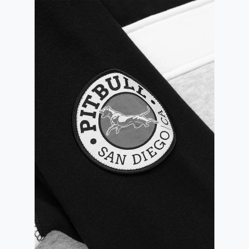 Herren Kapuzenpullover Pitbull Gibson Hooded black/grey melange 5