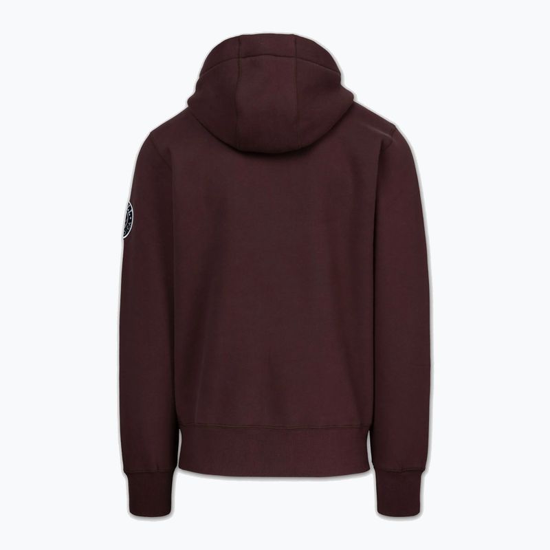 Herren Hoodie Pitbull Norton Hooded dark burgundy 5