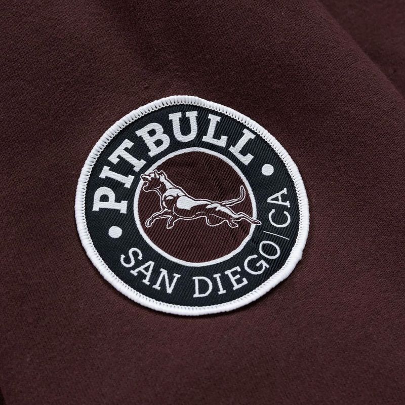Herren Hoodie Pitbull Norton Hooded dark burgundy 10