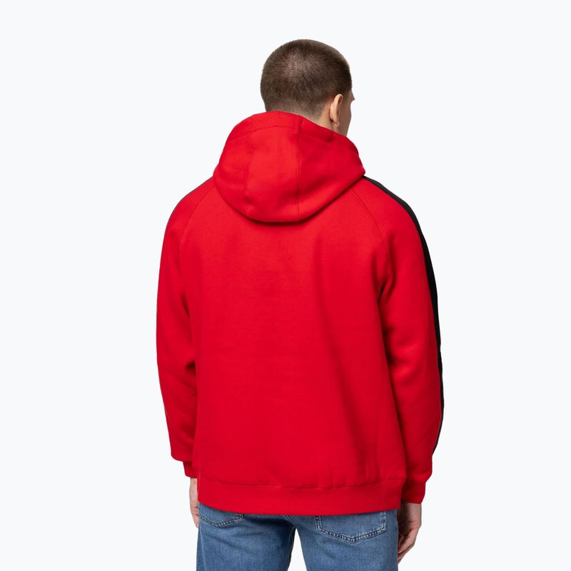 Herren Hoodie Pitbull San Diego Ca Hooded red 3