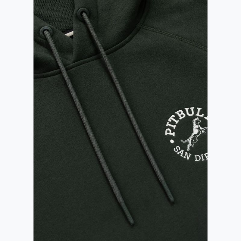 Herren-Hoodie Pitbull San Diego Ca dark green 6