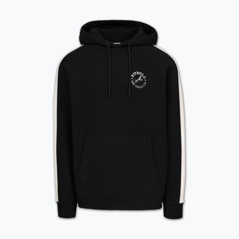 Herren-Hoodie Pitbull San Diego Ca Hooded black 4
