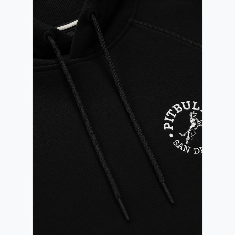 Herren-Hoodie Pitbull San Diego Ca Hooded black 6
