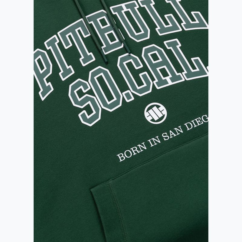 Herren Hoodie Pitbull So Cal Hooded hunter green 7