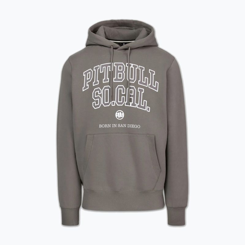Herren-Hoodie Pitbull So Cal Hooded taupe 4