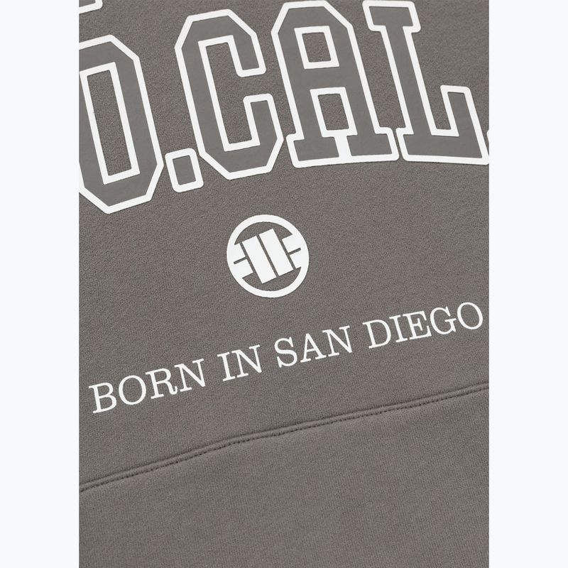 Herren-Hoodie Pitbull So Cal Hooded taupe 8