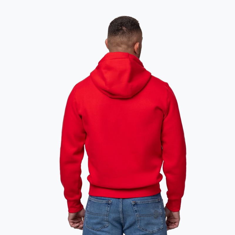 Herren Hoodie Pitbull So Cal Hooded fluorescent red 3