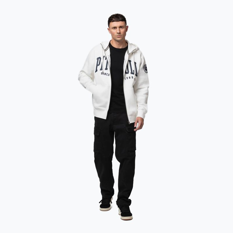 Herren Kapuzenjacke Pitbull Norton Hooded Zip off white 2