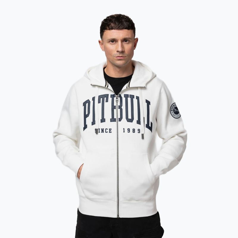 Herren Kapuzenjacke Pitbull Norton Hooded Zip off white 4