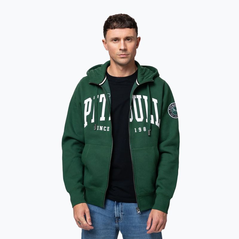 Herren-Hoodie Pitbull Norton Hooded Zip hunter green 5