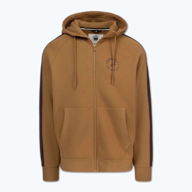 Herren Kapuzenjacke Pitbull San Diego Ca Hooded Zip honey yellow 5