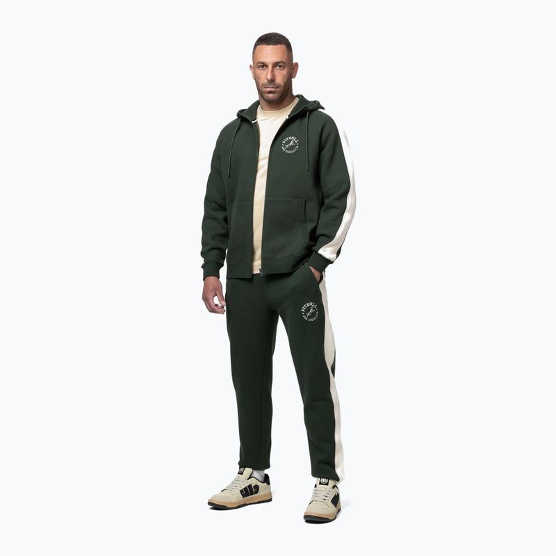 Herren Kapuzenjacke Pitbull San Diego Ca mit Kapuze und Reißverschluss dark green 2