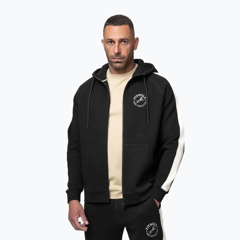 Herren Kapuzenjacke Pitbull San Diego Ca mit Reißverschluss black 4