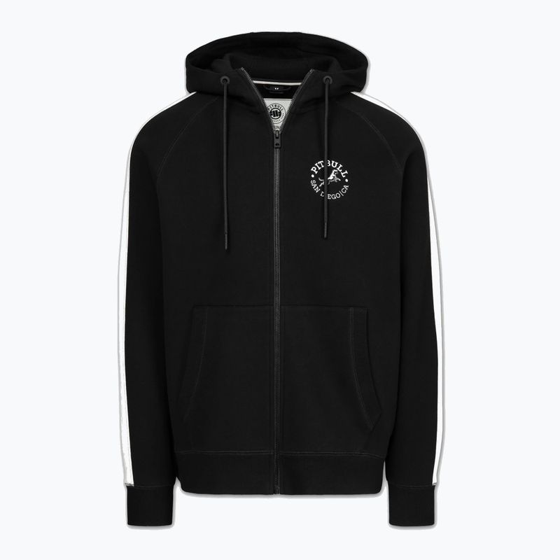 Herren Kapuzenjacke Pitbull San Diego Ca mit Reißverschluss black 5