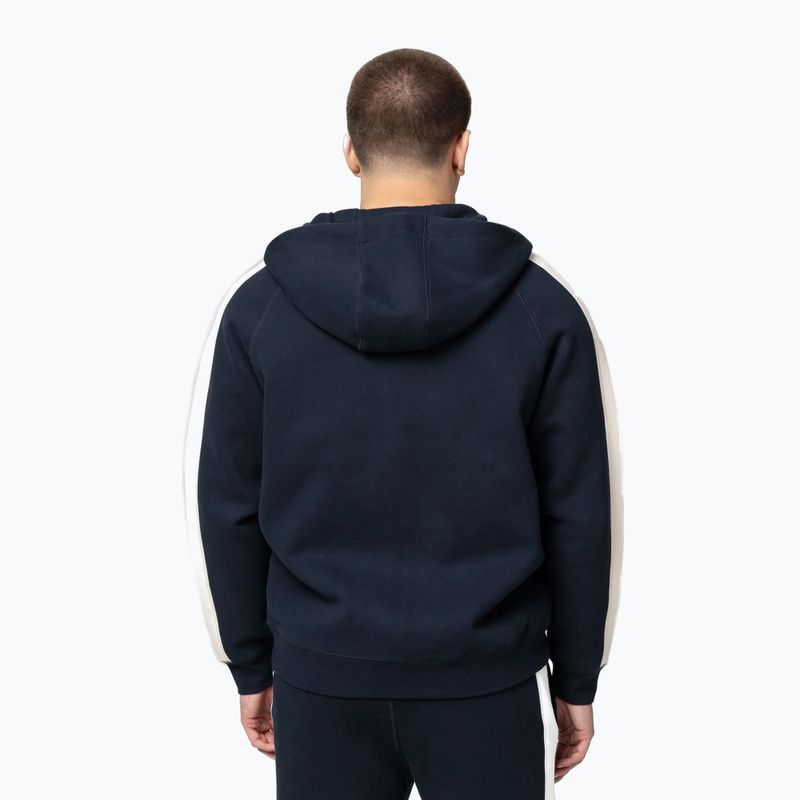 Herren Hoodie Pitbull San Diego Ca Hooded Zip dark navy/red 3