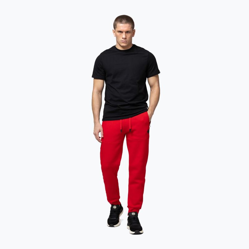 Herrenhose Pitbull Small Logo HD Track red 2