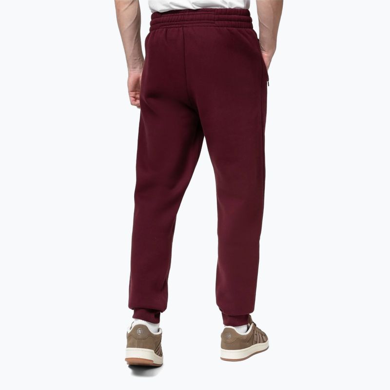 Herrenhose Pitbull Hilltop Track Hatton burgundy 3