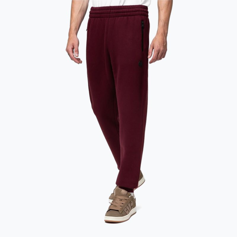 Herrenhose Pitbull Hilltop Track Hatton burgundy 4