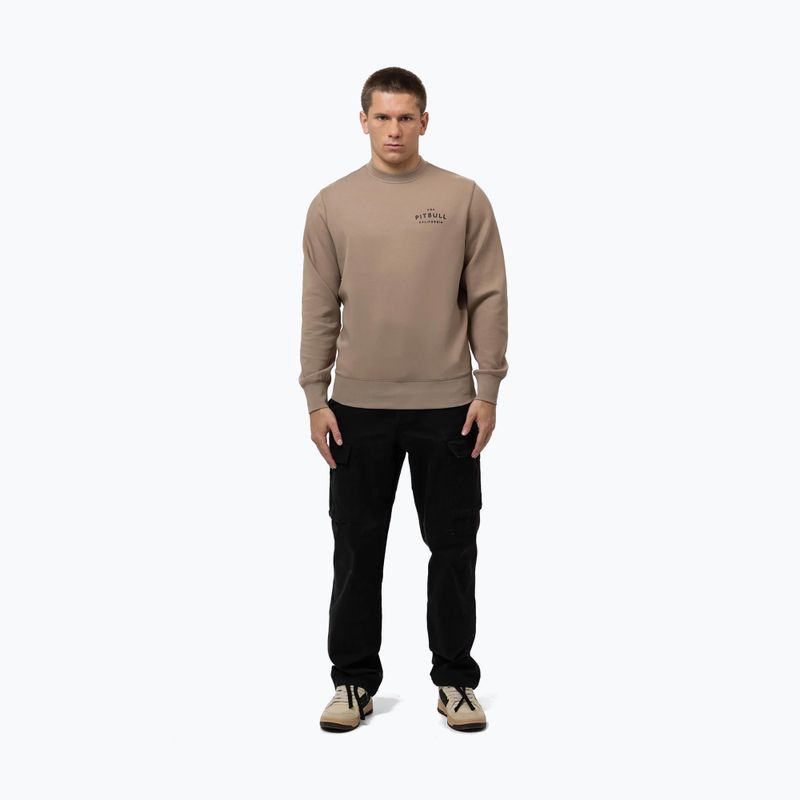 Herren Sweatshirt Pitbull Sampson Crewneck Sweatshirt pale sand 2