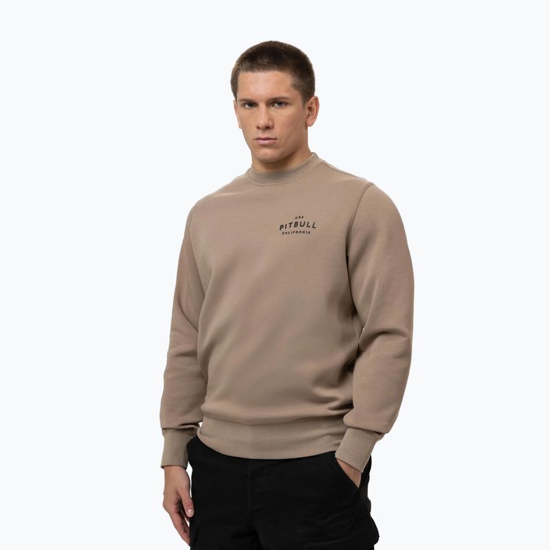 Herren Sweatshirt Pitbull Sampson Crewneck Sweatshirt pale sand 4