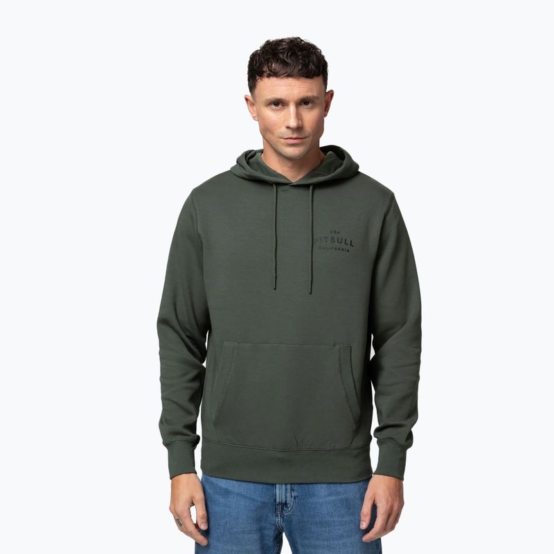Herren Hoodie Pitbull Sampson Hooded Sweatshirt old green