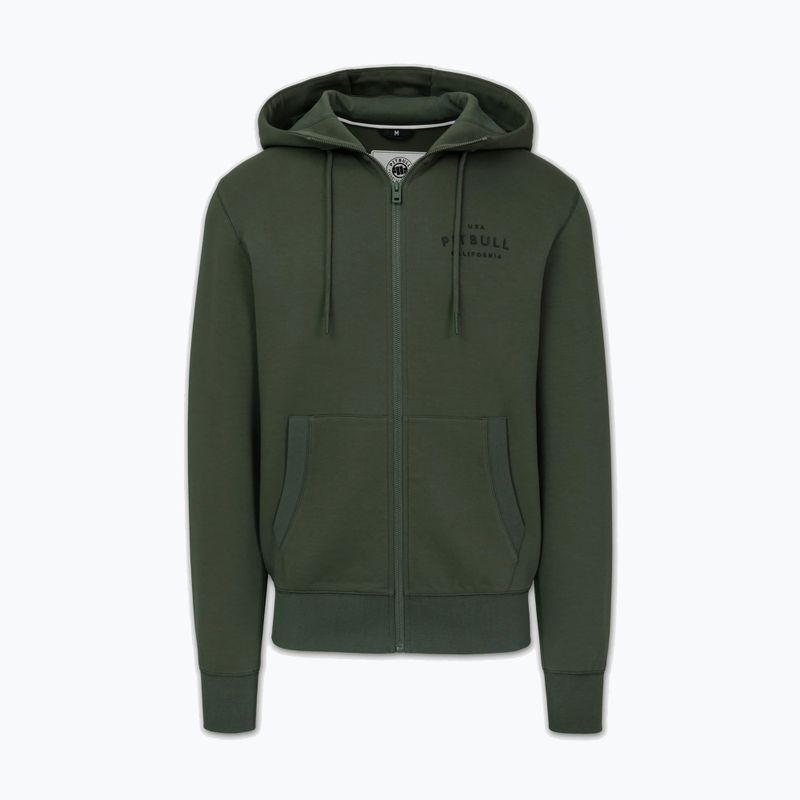 Herren-Hoodie Pitbull Sampson Hooded Zip Sweatshirt old green 6