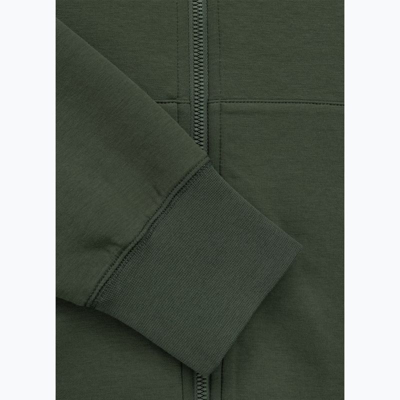 Herren-Hoodie Pitbull Sampson Hooded Zip Sweatshirt old green 10