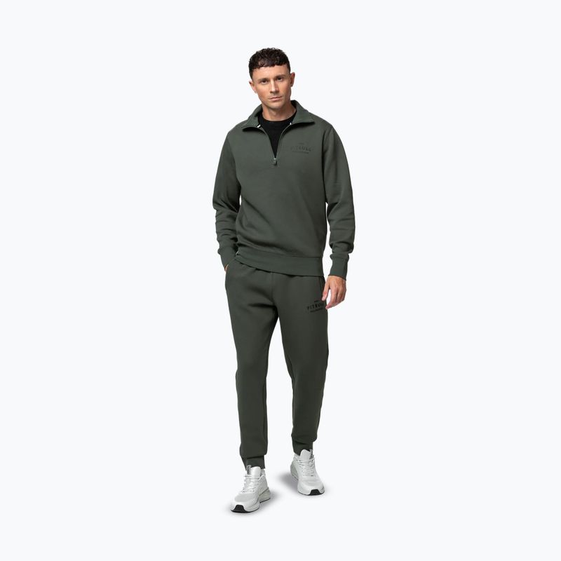 Herren-Sweatshirt Pitbull Sampson HZ old green 2