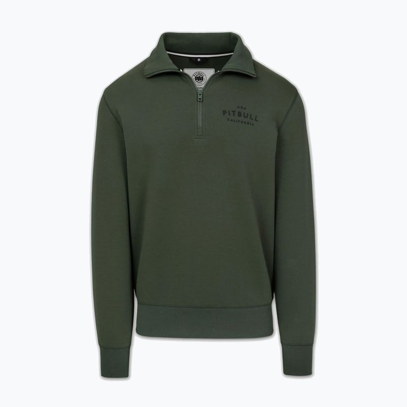 Herren-Sweatshirt Pitbull Sampson HZ old green 5