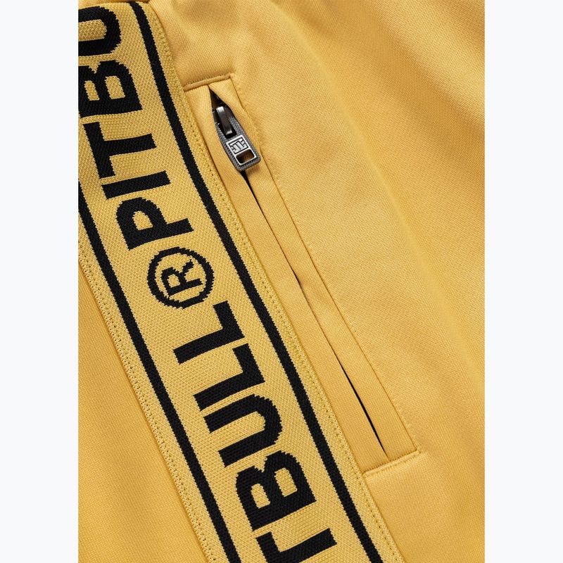 Herrenhose Pitbull Trackpants Tape Logo Terry Group pale yellow 8