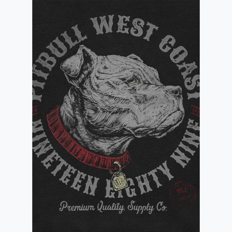 Herren Sweatshirt Pitbull Strenght & Respect Crewneck washed dark graphite 8