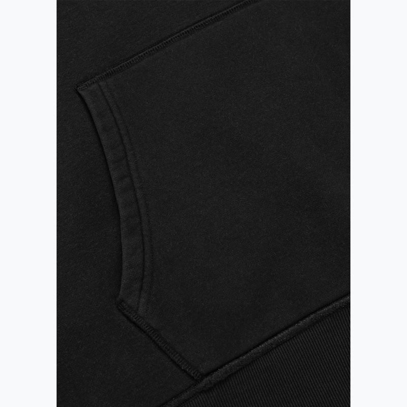 Herren Hoodie Pitbull Orlando Hooded washed dark graphite 7