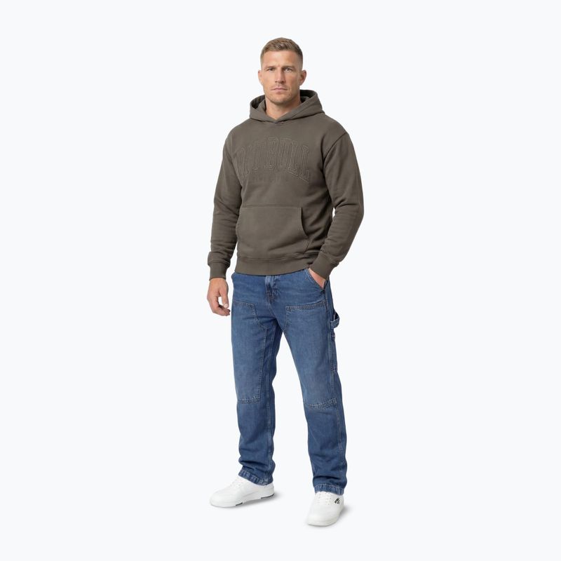 Herren Hoodie Pitbull Orlando Hooded major olive 2