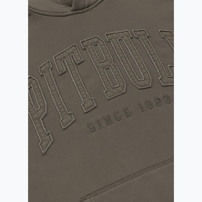 Herren Hoodie Pitbull Orlando Hooded major olive 3