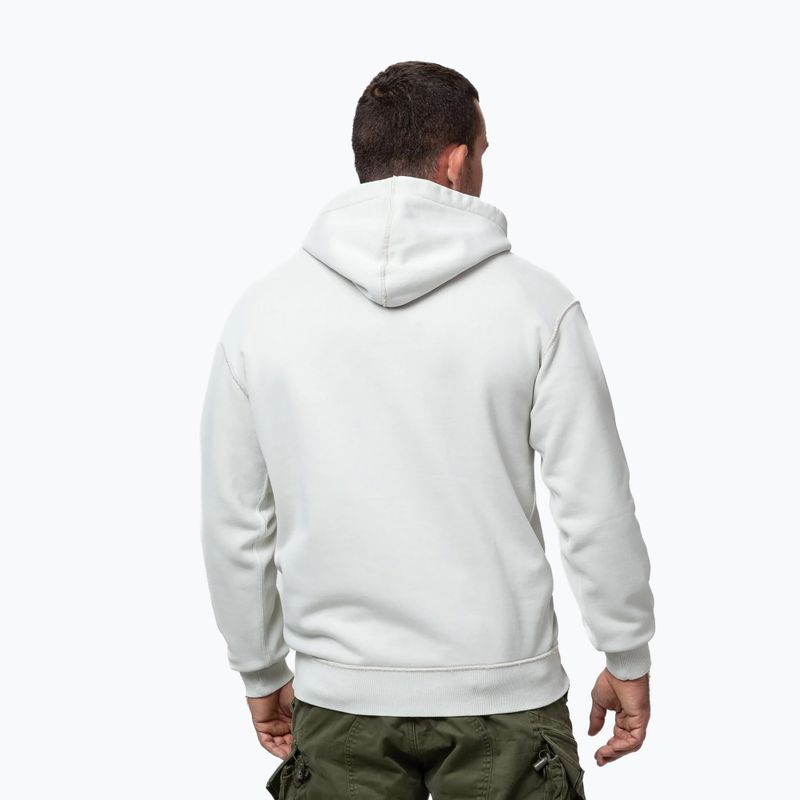 Herren Hoodie Pitbull Orlando Hooded white stone 3