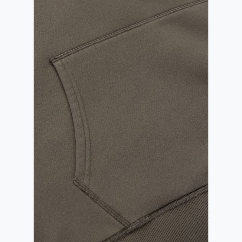 Herren Hoodie Pitbull Santa Muerte Hooded major olive 11