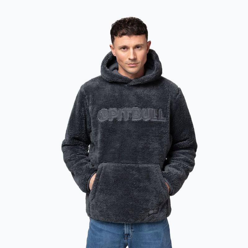 Herren Hoodie Pitbull Aragon Hooded graphite