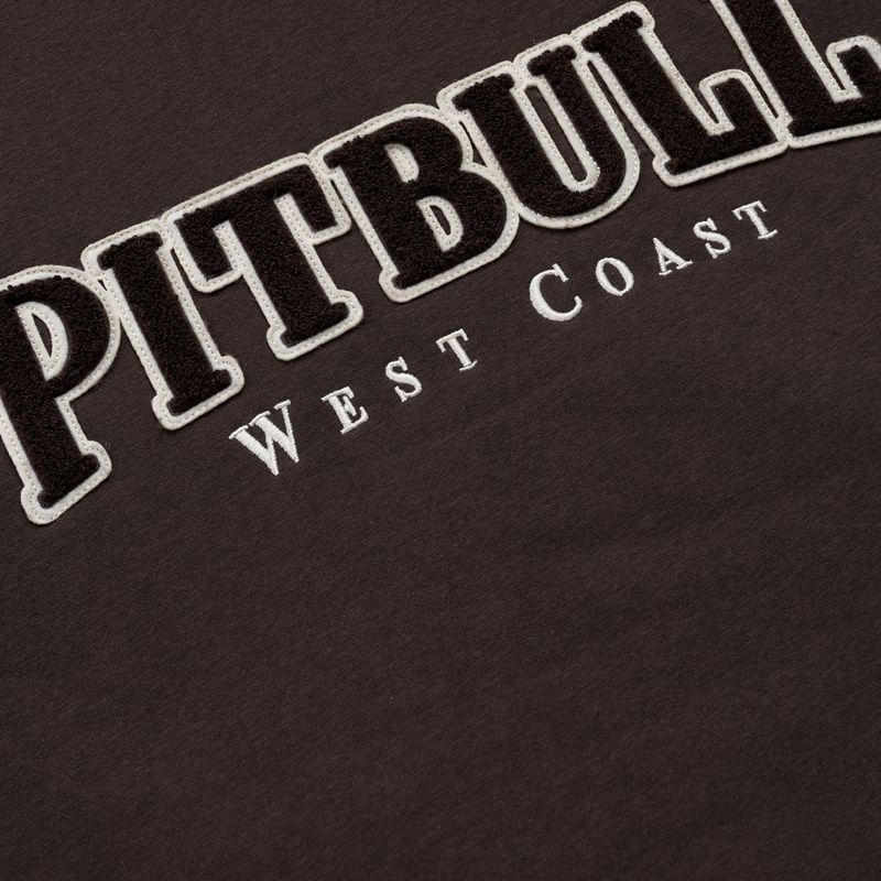 Herren Hoodie Pitbull Ruffin Detroit Hooded Zip dark chocolate 9