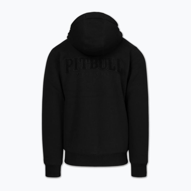 Herren Hoodie Pitbull Ruffin Detroit Hooded Zip black/black 7