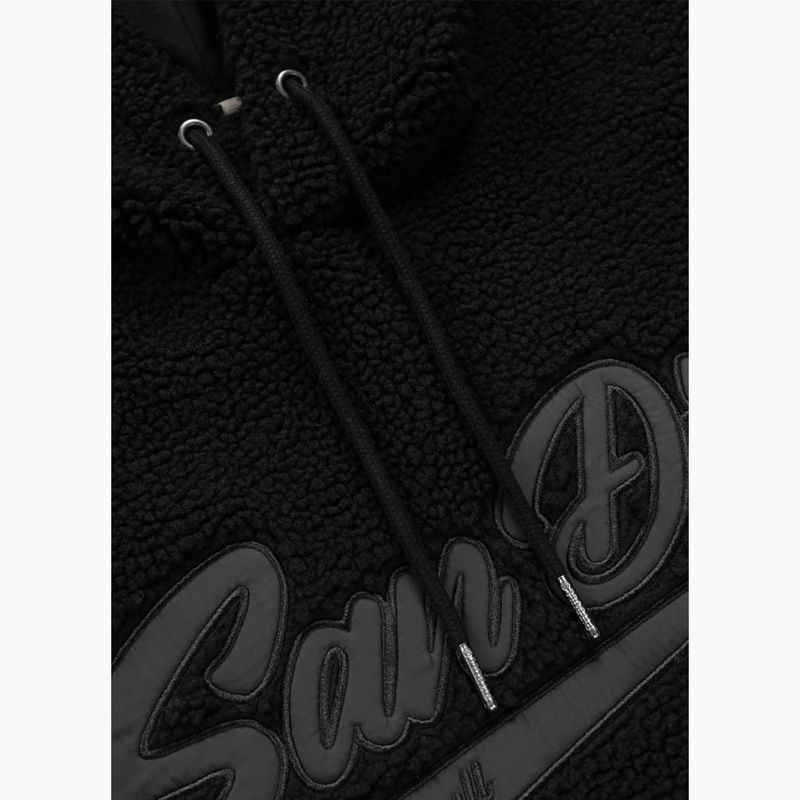 Herren Hoodie Pitbull Galaxy Hooded black 6