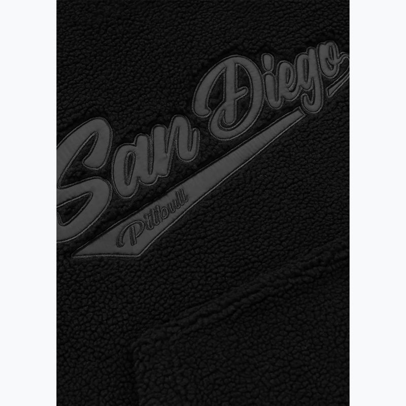 Herren Hoodie Pitbull Galaxy Hooded black 7