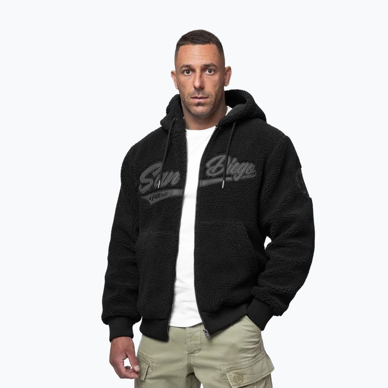 Herren Hoodie Pitbull Galaxy Hooded Zip black 3