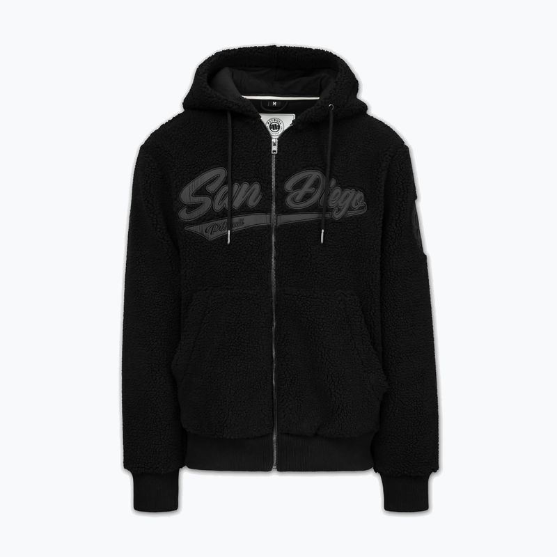 Herren Hoodie Pitbull Galaxy Hooded Zip black 5