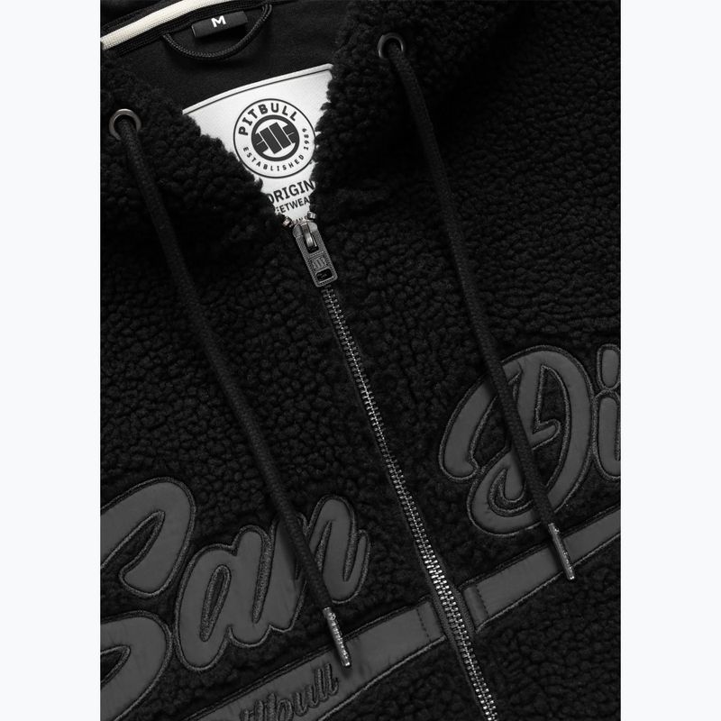 Herren Hoodie Pitbull Galaxy Hooded Zip black 7
