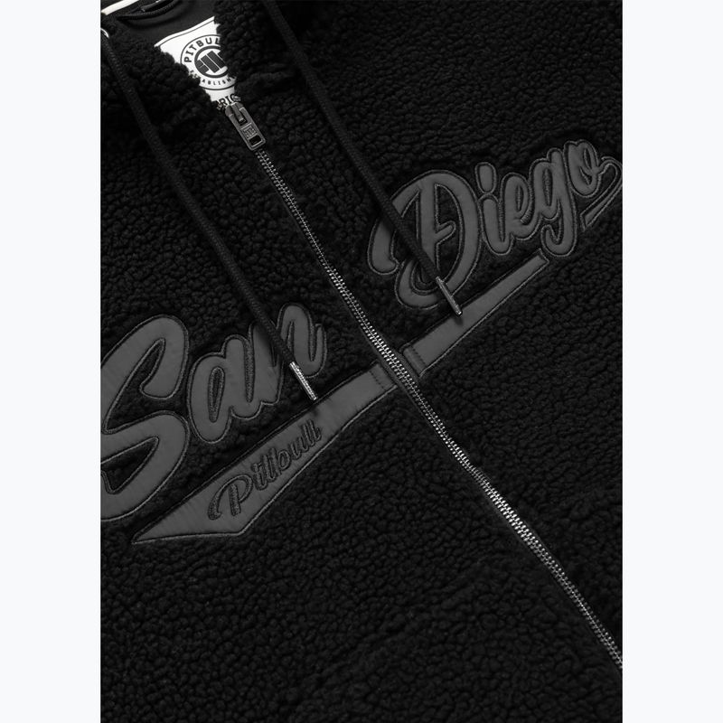 Herren Hoodie Pitbull Galaxy Hooded Zip black 8