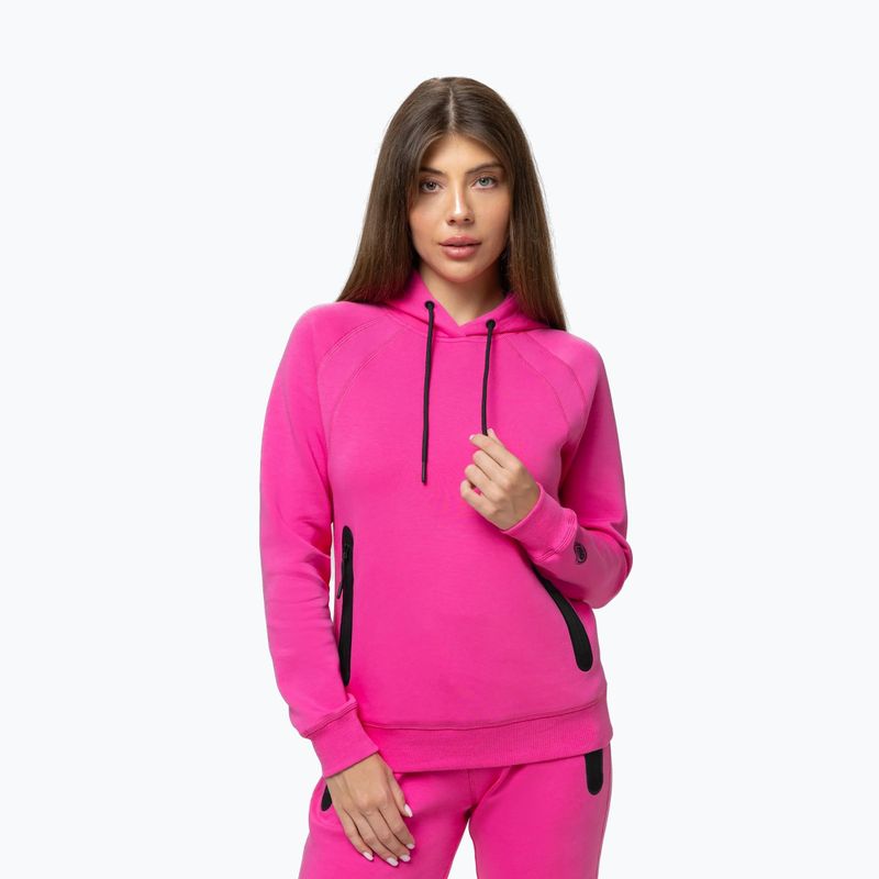 Damen Kapuzenpullover Pitbull Explory Hooded candy pink 4