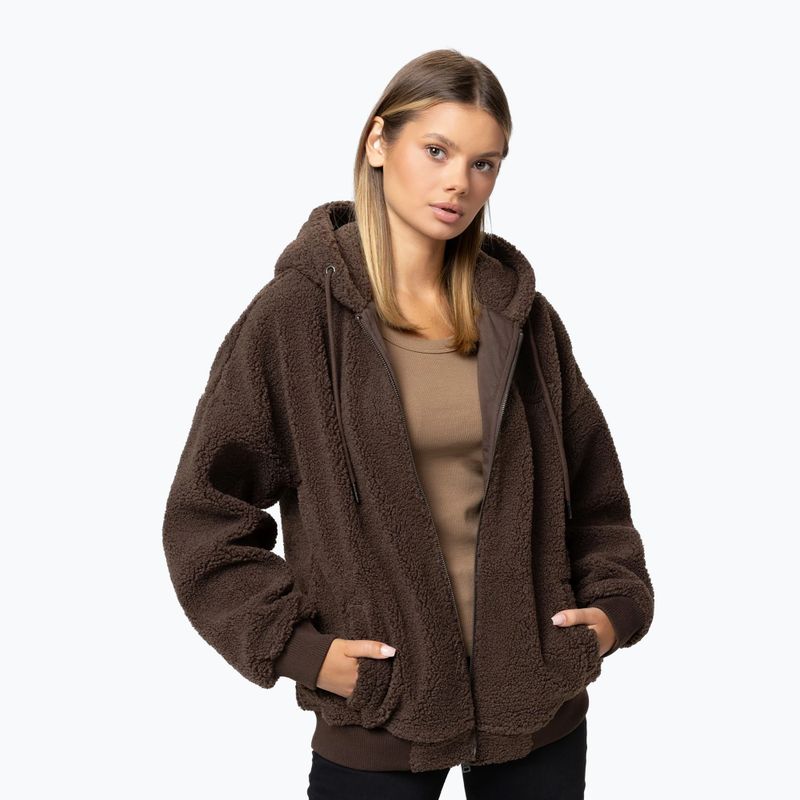 Damen Kapuzenjacke Pitbull Daisy Hooded Zip dark chocolate 5