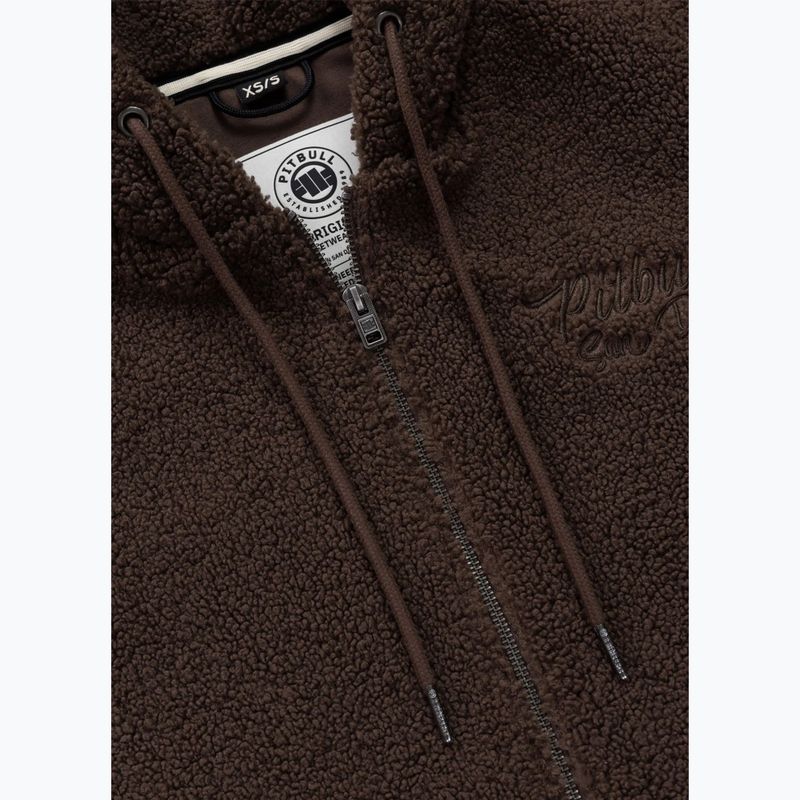 Damen Kapuzenjacke Pitbull Daisy Hooded Zip dark chocolate 8