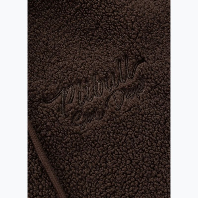 Damen Kapuzenjacke Pitbull Daisy Hooded Zip dark chocolate 9