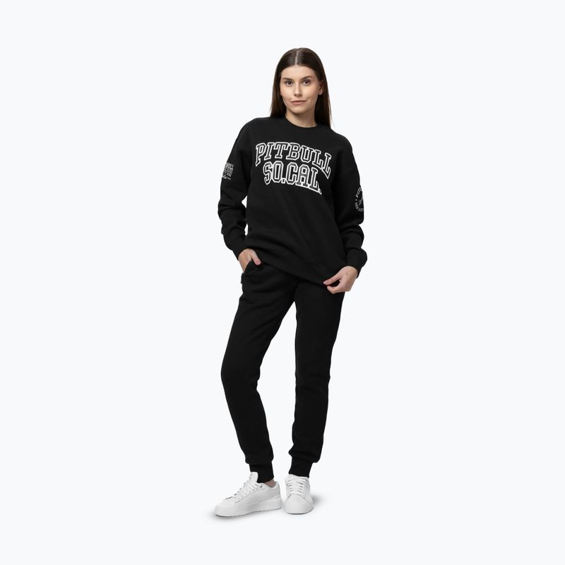 Damen-Sweatshirt Pitbull Crewneck Fiora black/black 2